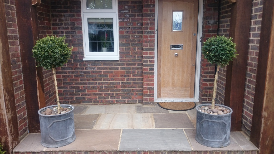 Outside Indian Sandstone Cleaning